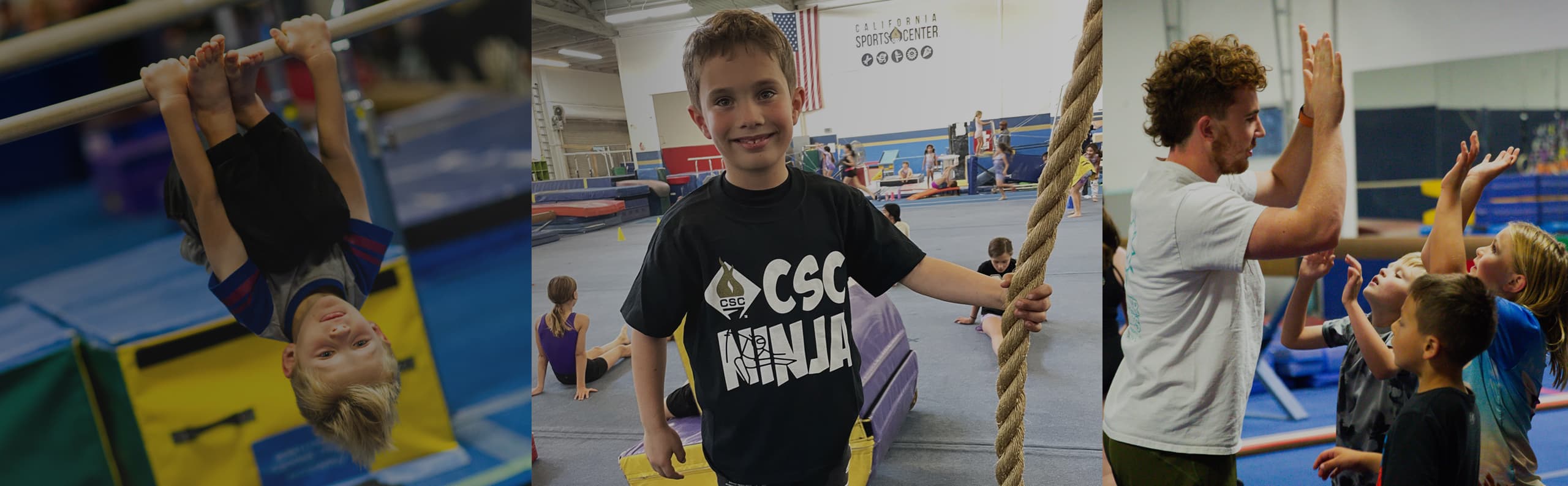 Kids enjoying ninja classes at California Sports Center