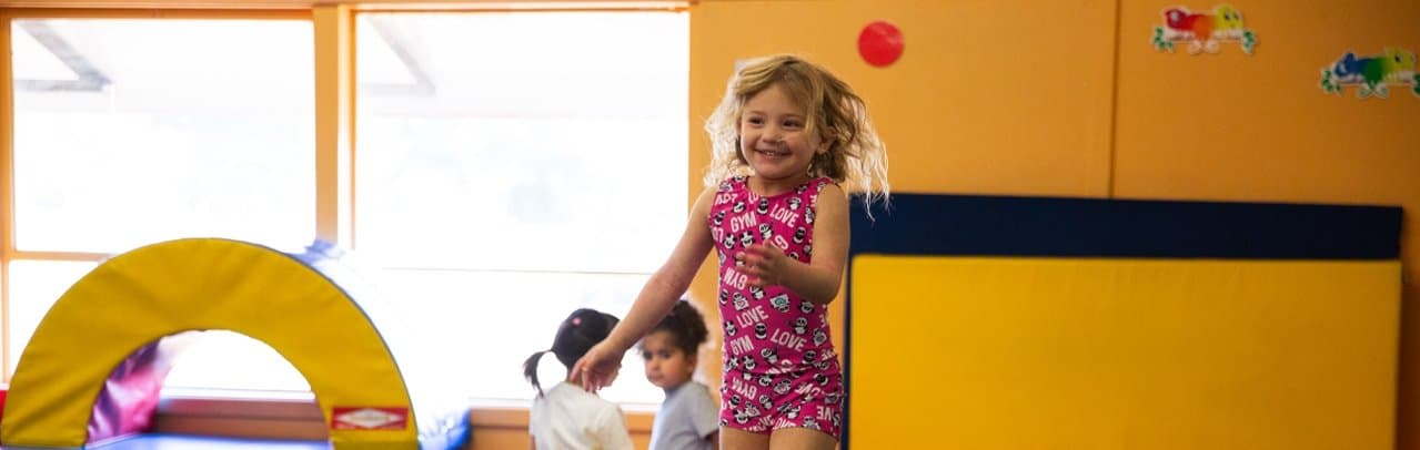 happy little girl